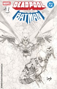 MARVEL/DC DEADPOOL/BATMAN #1 200 COPY INCV GREG CAPULLO SKETCH VAR