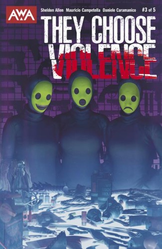 THEY CHOOSE VIOLENCE #3 (OF 5) CVR A RAHZZAH