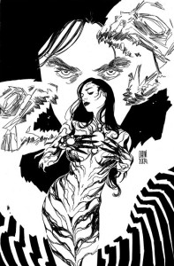 WITCHBLADE #12 (2024) CVR D INC 1:25 DANI B&W VIRGIN VAR