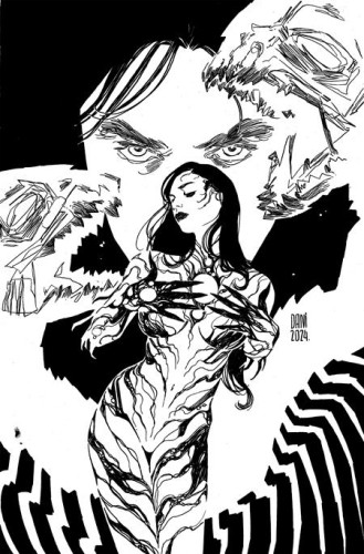 WITCHBLADE #12 (2024) CVR D INC 1:25 DANI B&W VIRGIN VAR