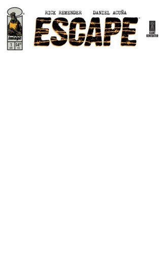 ESCAPE #1 CVR G BLANK SKETCH VAR