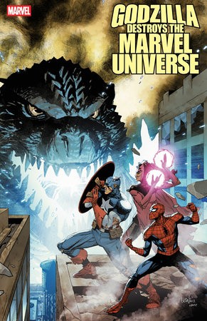 GODZILLA DESTROYS THE MARVEL UNIVERSE #1 LEINIL YU 2ND PRINTING VARIANT