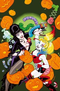 HARLEY QUINN X ELVIRA #1 CVR G AMANDA CONNER FOIL VIRGIN VAR