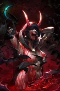VAMPIRELLA ARMAGEDDON #4 CVR E FRANCESCO MATTINA METAL PREMIUM CVR VAR