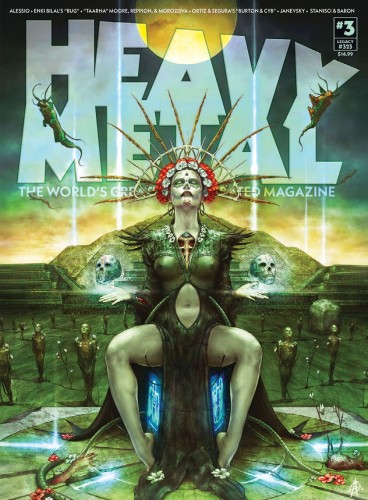 HEAVY METAL MAGAZINE #3 CVR C AUGUSTIN ALLESSIO VAR