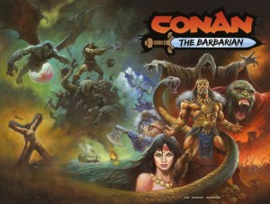 CONAN THE BARBARIAN #25 CVR F ALEX HORLEY WRAPAROUND CARD STOCK VAR