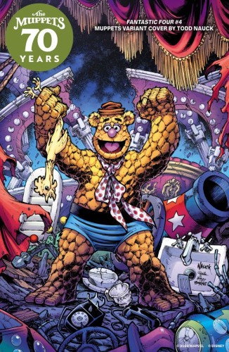 FANTASTIC FOUR #4 TODD NAUCK MUPPETS VAR