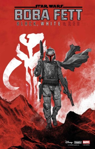 STAR WARS BOBA FETT - BLACK, WHITE & RED #2 SKAN VAR