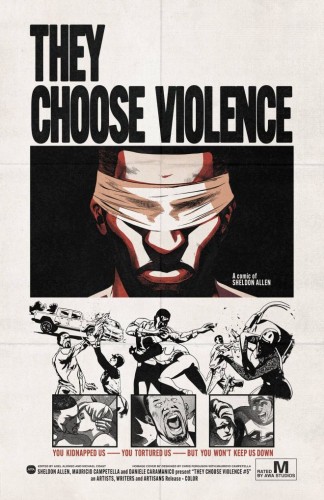 THEY CHOOSE VIOLENCE #5 (OF 5) CVR B FERGUSON HOMAGE