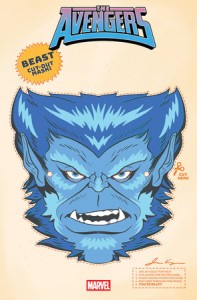 AVENGERS #30 RETRO HALLOWEEN MASK VAR