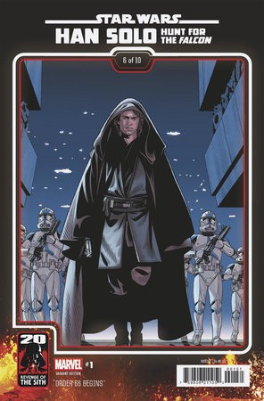 STAR WARS HAN SOLO - HUNT FOR THE FALCON #1 CHRIS SPROUSE REVENGE OF THE SITH 20TH ANNIVERSARY VAR