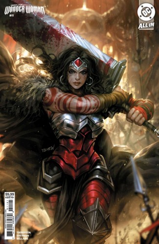 ABSOLUTE WONDER WOMAN #11 CVR B DERRICK CHEW CARD STOCK VAR