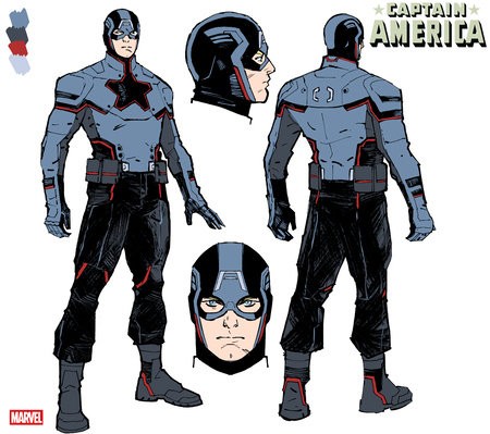 CAPTAIN AMERICA #2 10 COPY VALERIO SCHITI DESIGN VAR