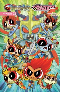THUNDERCATS POWERPUFF GIRLS #3 CVR K FOC BONUS KEN HAESER ORIGINAL VAR