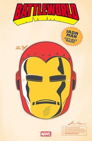 BATTLEWORLD #1 RETRO HALLOWEEN MASK VAR