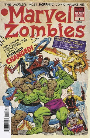 MARVEL ZOMBIES RED BAND #1 SCOTT KOBLISH RETRO ZOMBIE VAR [POLYBAGGED]