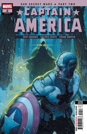 CAPTAIN AMERICA #2 2ND PTG PRINTING VAR
