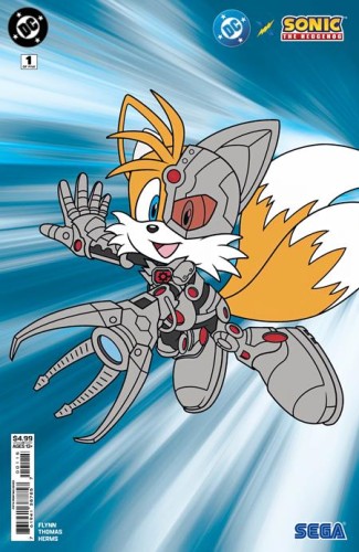 DC X SONIC THE HEDGEHOG #1 (OF 5) 5th PTG Fifth Printing Cyborg Card Stock Cvr
