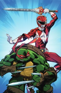 MIGHTY MORPHIN POWER RANGERS/TEENAGE MUTANT NINJA TURTLES III #2 L UNLIMITED VAR (FULL ART, RANDOLPH)
