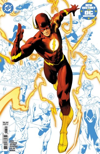 NEW HISTORY OF THE DC UNIVERSE #3 (OF 4) CVR B DAN MORA CARD STOCK VAR