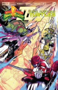 MIGHTY MORPHIN POWER RANGERS/TEENAGE MUTANT NINJA TURTLES III #2 K FOC REVEAL VAR (DRESSED TBA)