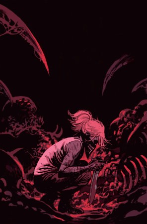 SOMETHING IS KILLING THE CHILDREN #44 B SPOT UV VAR (FULL ART, SPOT UV, HIXSON)