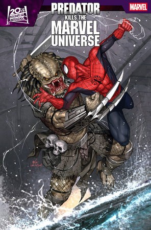 PREDATOR KILLS THE MARVEL UNIVERSE #1 25 COPY INCV LEE VAR