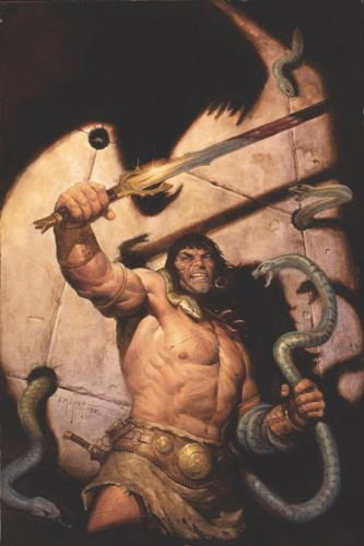 CONAN THE BARBARIAN SCOURGE OF THE SERPENT #2 (OF 4) CVR F EM GIST VIRGIN VAR