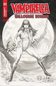 VAMPIRELLA HALLOWEEN HORROR #1 CVR N BUZZ LINE ART FOC BONUS VAR
