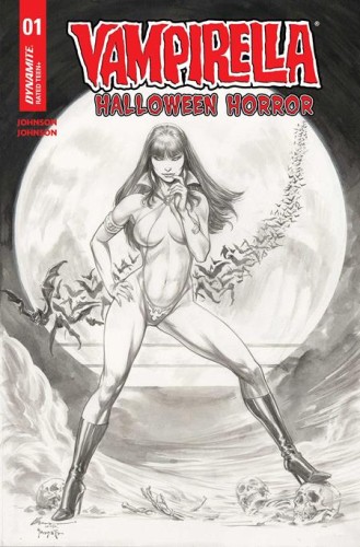 VAMPIRELLA HALLOWEEN HORROR #1 CVR N BUZZ LINE ART FOC BONUS VAR