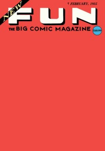 NEW FUN COMICS #1 FACSIMILE EDITION CVR C BLANK CARD STOCK VAR