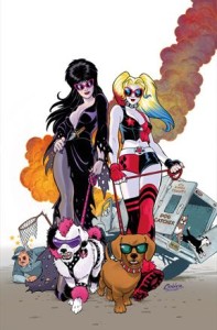 HARLEY QUINN X ELVIRA #2 CVR J AMANDA CONNER DOGS LTD VIRGIN VAR