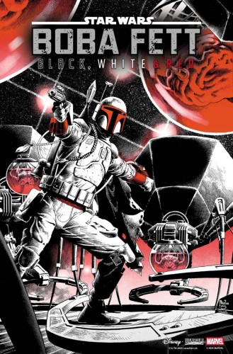 STAR WARS BOBA FETT - BLACK, WHITE & RED #3 PAULO SIQUEIRA VARIANT