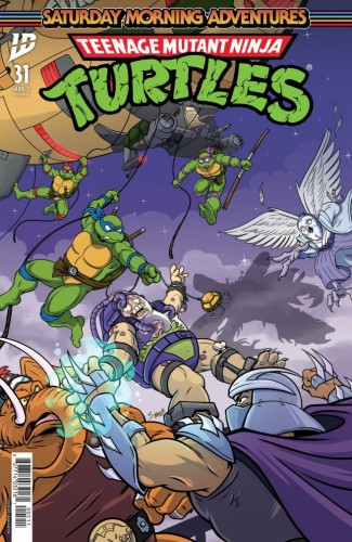 TEENAGE MUTANT NINJA TURTLES SATURDAY MORNING ADVENTURES #31 COVER A (MYER)