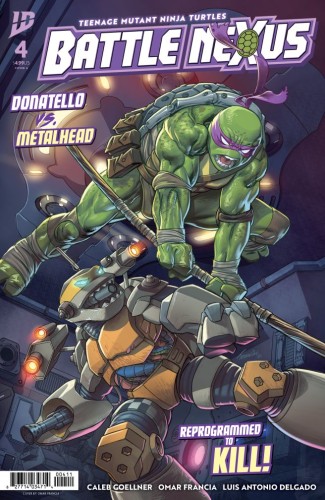 TEENAGE MUTANT NINJA TURTLES BATTLE NEXUS #4 COVER A (FRANCIA)