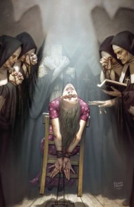 HELLO DARKNESS #16 C VARIANT (FULL ART, BROWN)