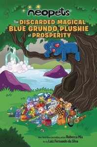 NEOPETS DISCARDED MAGICAL BLUE GRUNDO PLUSHIE PROSPERITY GN