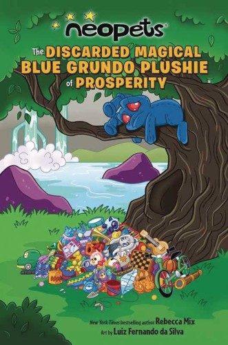 NEOPETS DISCARDED MAGICAL BLUE GRUNDO PLUSHIE PROSPERITY GN (9781524880613)