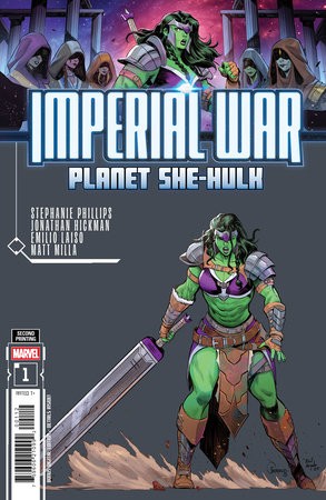 IMPERIAL WAR: PLANET SHE-HULK #1 FRANCESCO MORTARINO 2ND PRINTING VAR