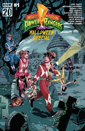 MIGHTY MORPHIN POWER RANGERS HALLOWEEN SPECIAL #1 B VAR (DRESSED, GOUX)