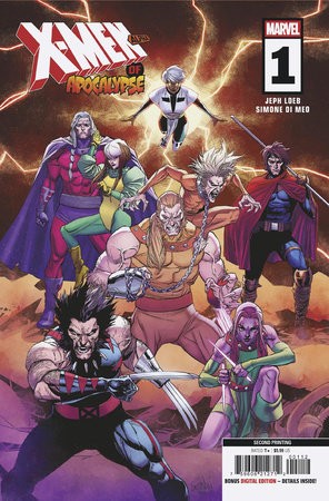 X-MEN OF APOCALYPSE ALPHA #1 LEINIL YU 2ND PRINTING VAR