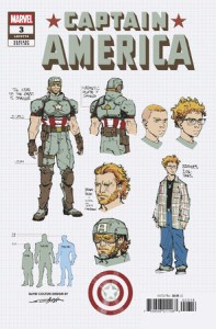 CAPTAIN AMERICA #3 10 COPY INCV VALERIO SCHITI DESIGN VAR