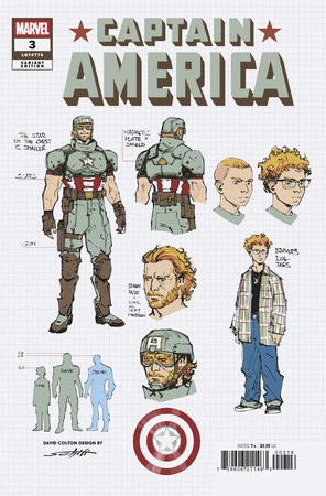 CAPTAIN AMERICA #3 10 COPY INCV VALERIO SCHITI DESIGN VAR