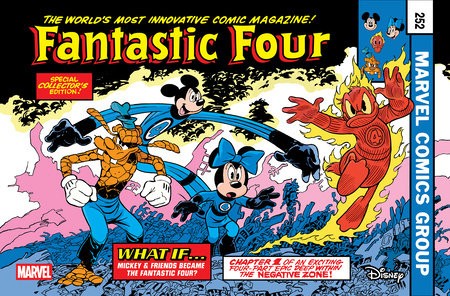 FANTASTIC FOUR #4 ANDREA FRECCERO DISNEY WHAT IF? FANTASTIC FOUR HOMAGE VAR