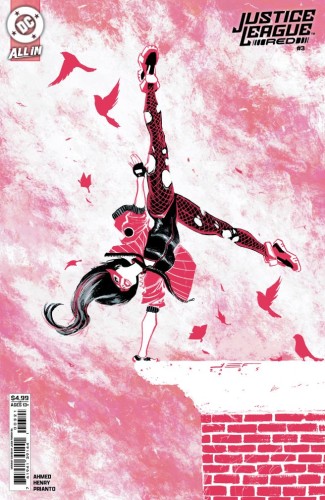 JUSTICE LEAGUE RED #3 (OF 6) CVR B JUAN FERREYRA CARD STOCK VAR