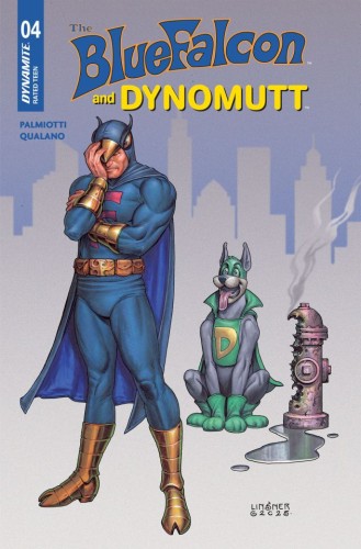 BLUE FALCON & DYNOMUTT #4 CVR C JOSEPH MICHAEL LINSNER VAR