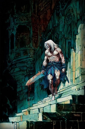 FIRE AND ICE NEKRON #1 (ONE SHOT) CVR E DAN PANOSIAN METAL VIRGIN VAR