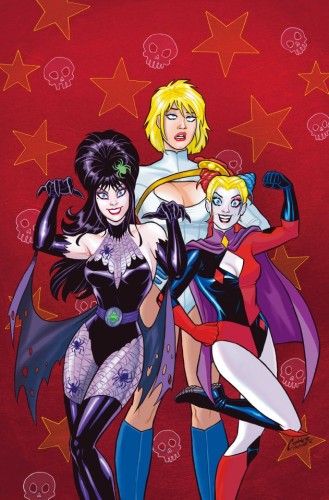 HARLEY QUINN X ELVIRA #3 CVR F AMANDA CONNER RED LTD VIRGIN VAR