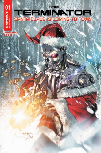 TERMINATOR SANTA CLAUS IS COMING TO TOWN #1 (ONE SHOT) CVR C REESE HANNIGAN VAR