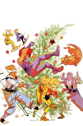 THUNDERCATS HO!(LIDAY) SPECIAL 2025 #1 (ONE SHOT) CVR E SEBASTIAN PIRIZ METAL VIRGIN VAR